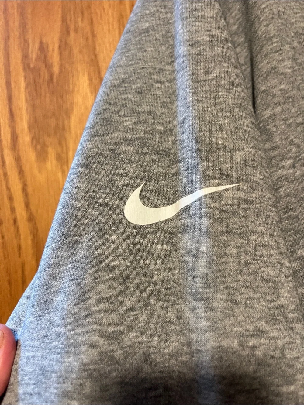 Nike Gray Chiefs Kingdom Crewneck Hoodie with Red & Yellow Graphics
